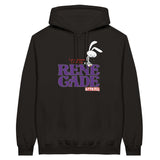 Schwarzer Hoodie mit Comichasendruck