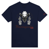 Marineblaues Shirt mit Rauchenden Colts Druck