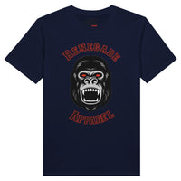 Navyblaues Shirt mit Gorilladruck