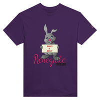 Lila Shirt mit Hasendruck