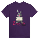 Lila Shirt mit Hasendruck