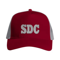 Weiß/Rote Snapback Cap StarDog Champion SDC Stickerei