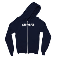 Marineblauer Ziphoodie StarDog Champion Merchandise Logo 2 Druck