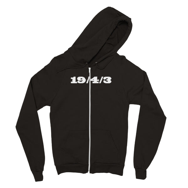 Schwarzer Ziphoodie StarDog Champion Merchandise Logo 2 Druck