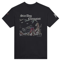 Schwarzes Shirt StarDog Champion Frontdruck
