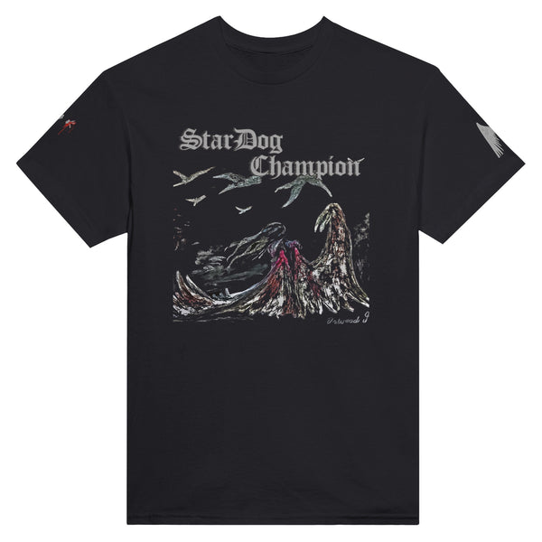 Schwarzes Shirt StarDog Champion Frontdruck