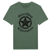 Armygrünes Shirt StarDog Champion Merchandise Logo 1 Druck