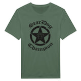 Armygrünes Shirt StarDog Champion Merchandise Logo 1 Druck