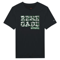 Schwarzes Shirt mit Logodruck
