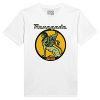 Weißes Shirt mit Sphynxdruck