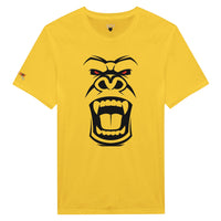 Gelbes Shirt mit Affendruck