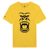 Gelbes Shirt mit Affendruck