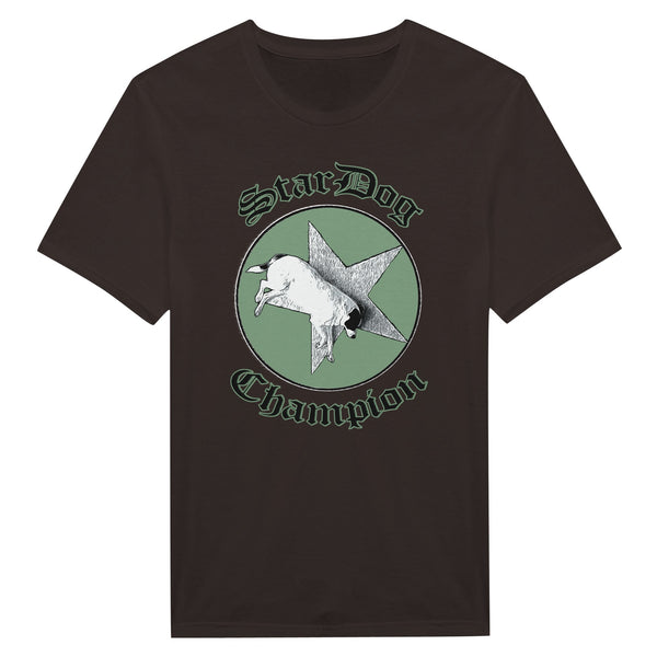 Schwarzes Shirt StarDog Champion Merchandise Logo 3 Druck