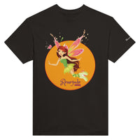 Schwarzes Shirt mit Feendruck