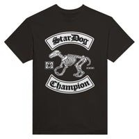 Schwarzes Shirt StarDog Champion Merchandise Colour Druck