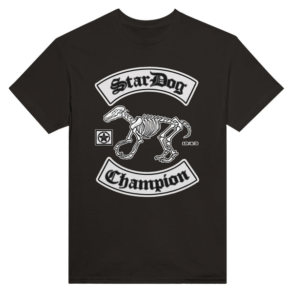 Schwarzes Shirt StarDog Champion Merchandise Colour Druck