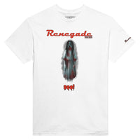 Weißes Shirt mit Gruseldruck