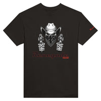 Schwarzes Shirt mit Rauchenden Colts Druck
