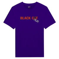 Lila Shirt mit Logodruck