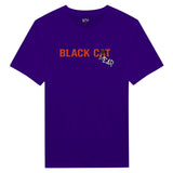 Lila Shirt mit Logodruck