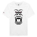 Weißes Shirt mit Affendruck