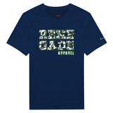 Marineblaues Shirt mit Logodruck