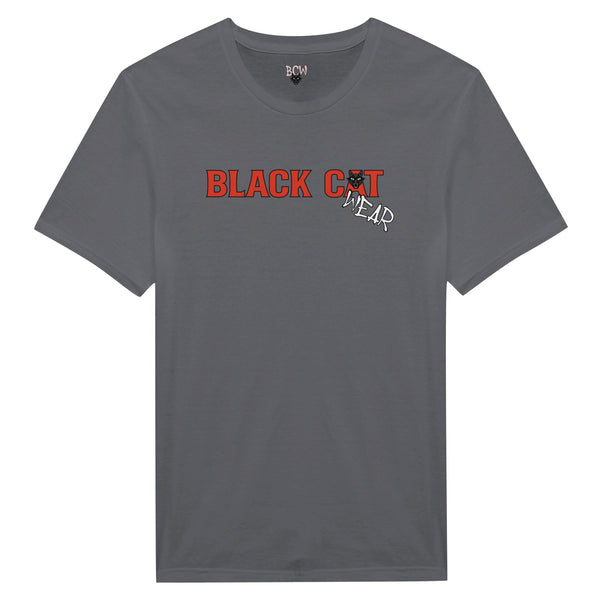 Anthrazit Shirt mit Logodruck