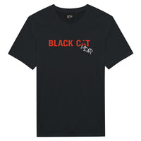 Schwarzes Shirt mit Logodruck