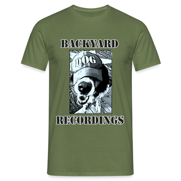 T-Shirt- Bakyard Recordings - Militärgrün